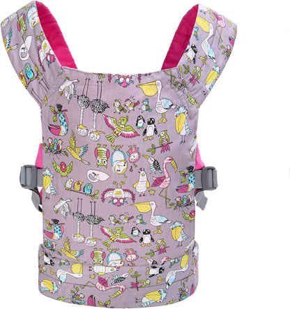Miracle Baby Doll Carrier for Kids, Front and Back Baby Doll Accessories Backpack Kid Toddlers Play Toy Baby Carriers with Adjustable Straps for Little Girls