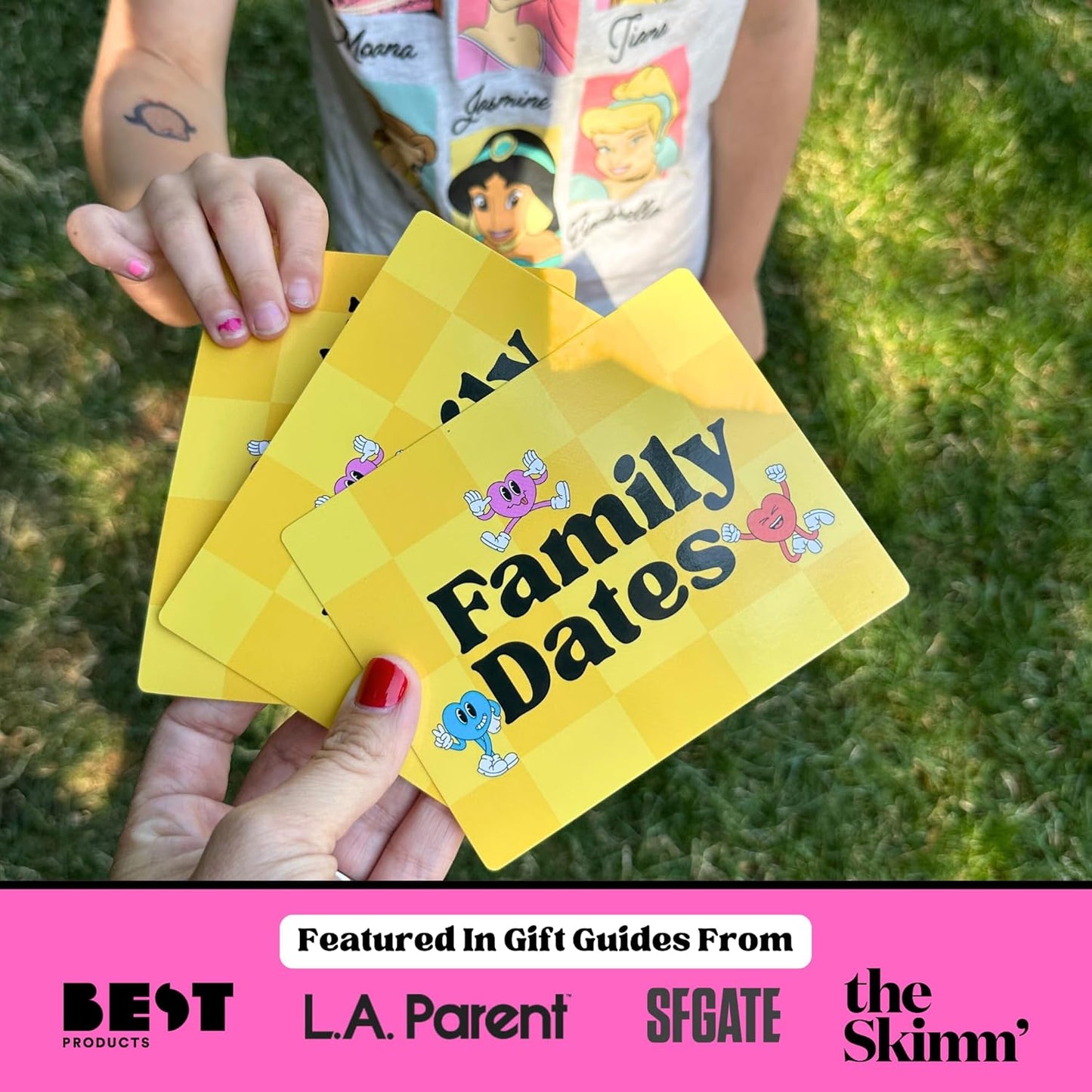 Happy Duo Family Dates 40 Scratch Off Cards – Summer Activities for Kids and Parents – Family Games for Kids and Adults