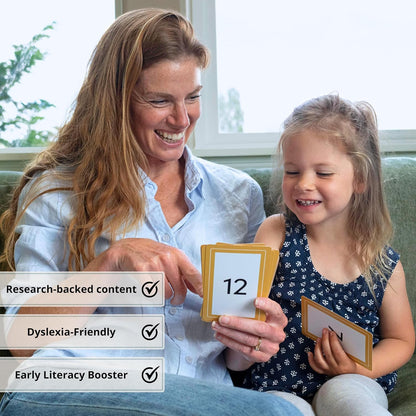 Number Flashcards | 54 Preschool & Kindergarten Counting Cards | Numbers & Math Symbols | Brainstrong Premium Flash Cards