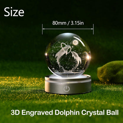 IFOLAINA 3D Solar System Crystal Ball Model Gift Space Astronomy Gift Planets Multicolor Universe Globe Ball Science Astrophysics Gift Night Light Kids Bedroom Adults Gift