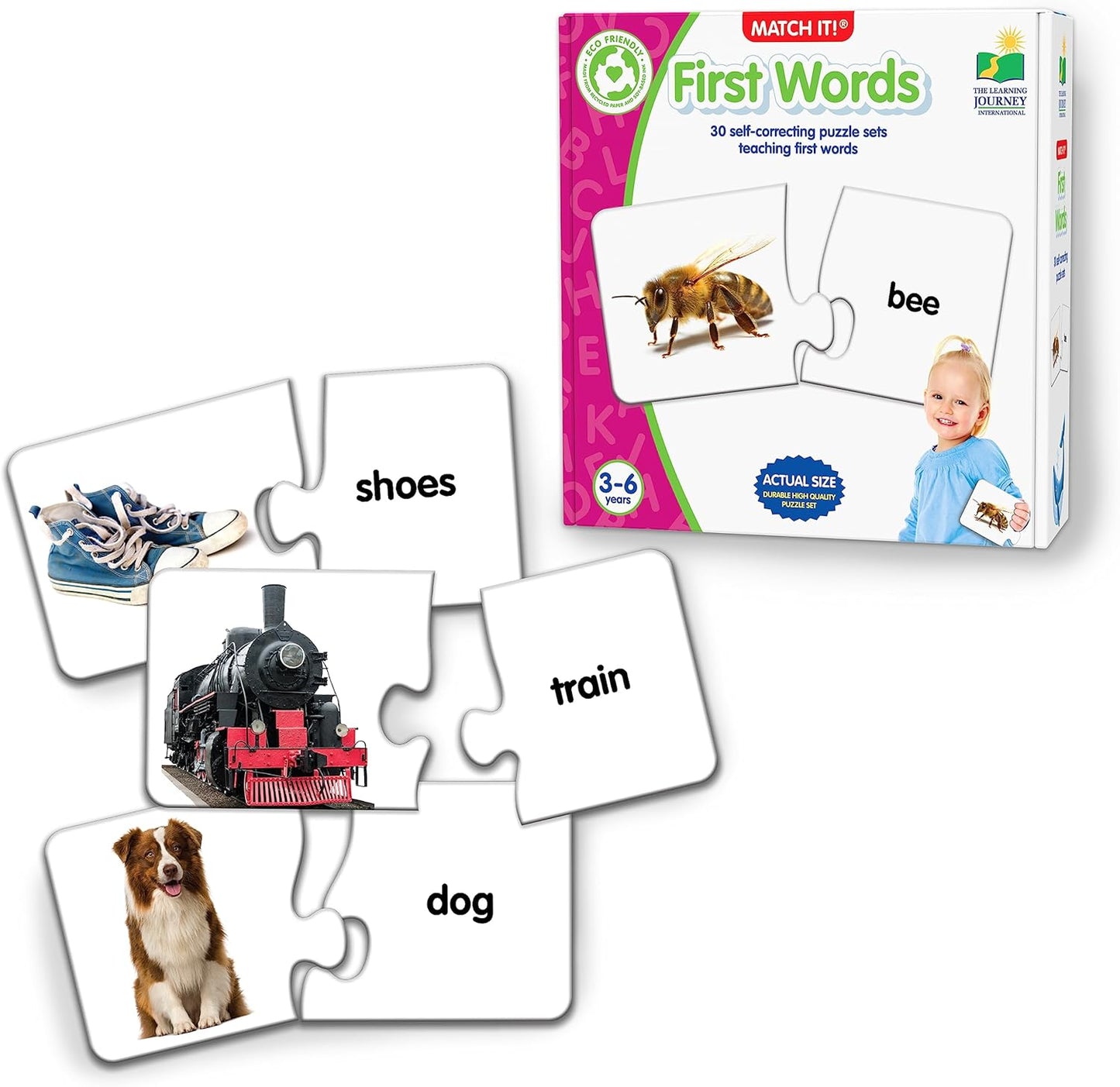 The Learning Journey: Match It! - ABCs - ABC Puzzle, Alphabet Puzzles for 2 Year Olds, Alphabet Puzzles For Kids Ages 3-5, Pre Kindergarten Learning Materials, Award Winning Educational Toys