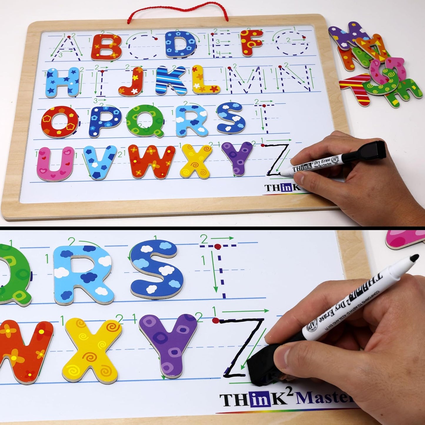 THINK2MASTER Alphabet Animal Puzzle.Size 14.5” x 10.5" (Animal Edition)