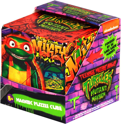 SHASHIBO Teenage Mutant Ninja Turtles Shape Shifting Box - STEM Magnetic Fidget Cube that Transforms Into Over 100 Shapes, Download Fun in Motion Toys Mobile App (Raphael)