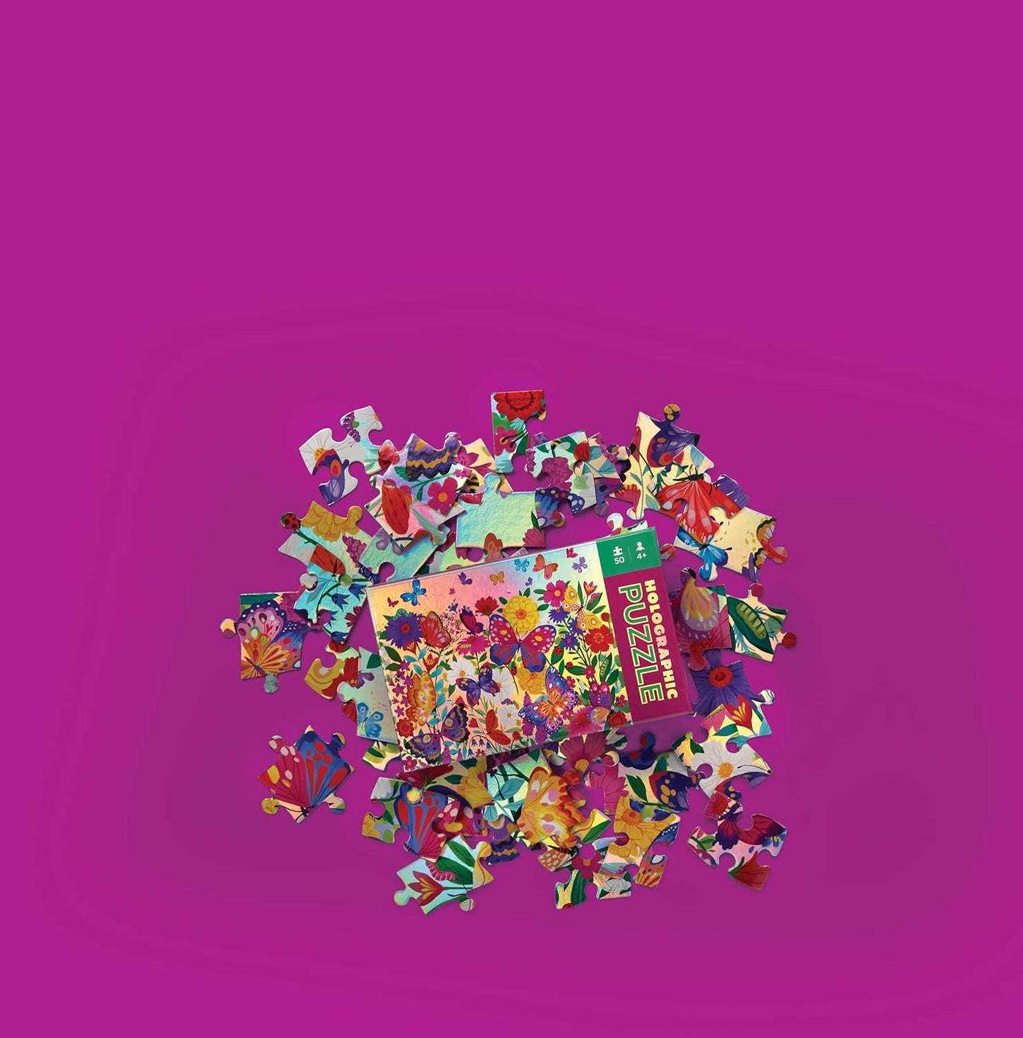 Crocodile Creek 50-Piece Jigsaw Puzzle - Fun Table or Floor Puzzles for Kids Ages 4-6 and Up - Includes Heavy-Duty Shaped Box for Storage - Shark Reef - 12" x 8" Finished