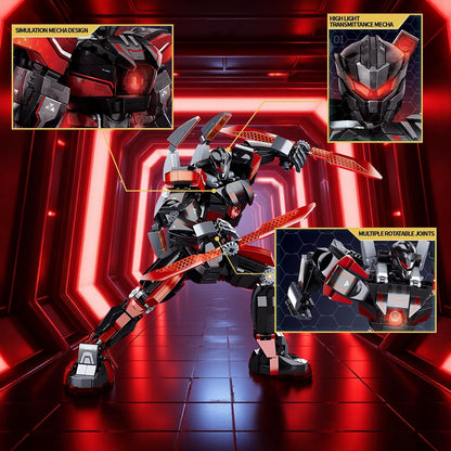 Ice Warrior Mech Building Blocks Sets Transforming Mech Robot Building Kits Mech Action Figures Model Toys Gift for Adults Kids Teens 561 PCS