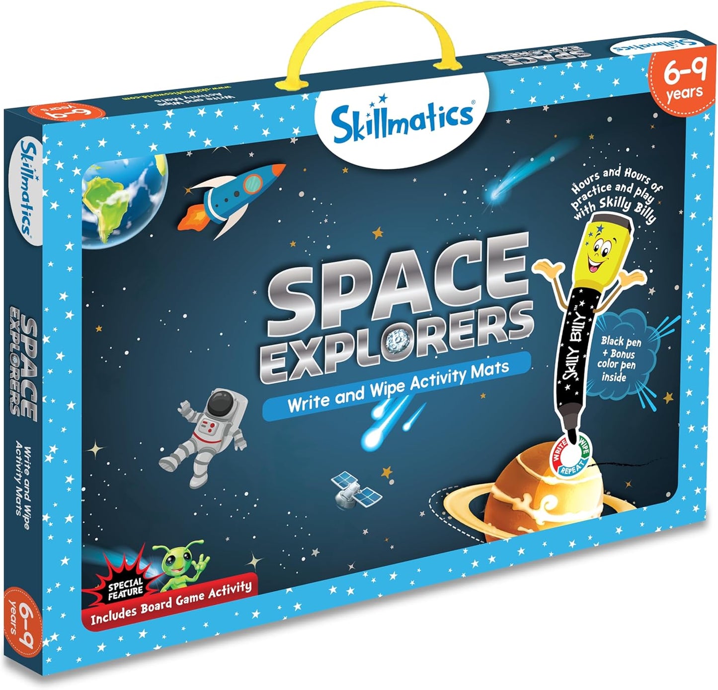 Skillmatics Educational Game - Dots & Mazes, Reusable Activity Mats with Dry Erase Marker, Gifts, Travel Toy, Ages 3 to 6