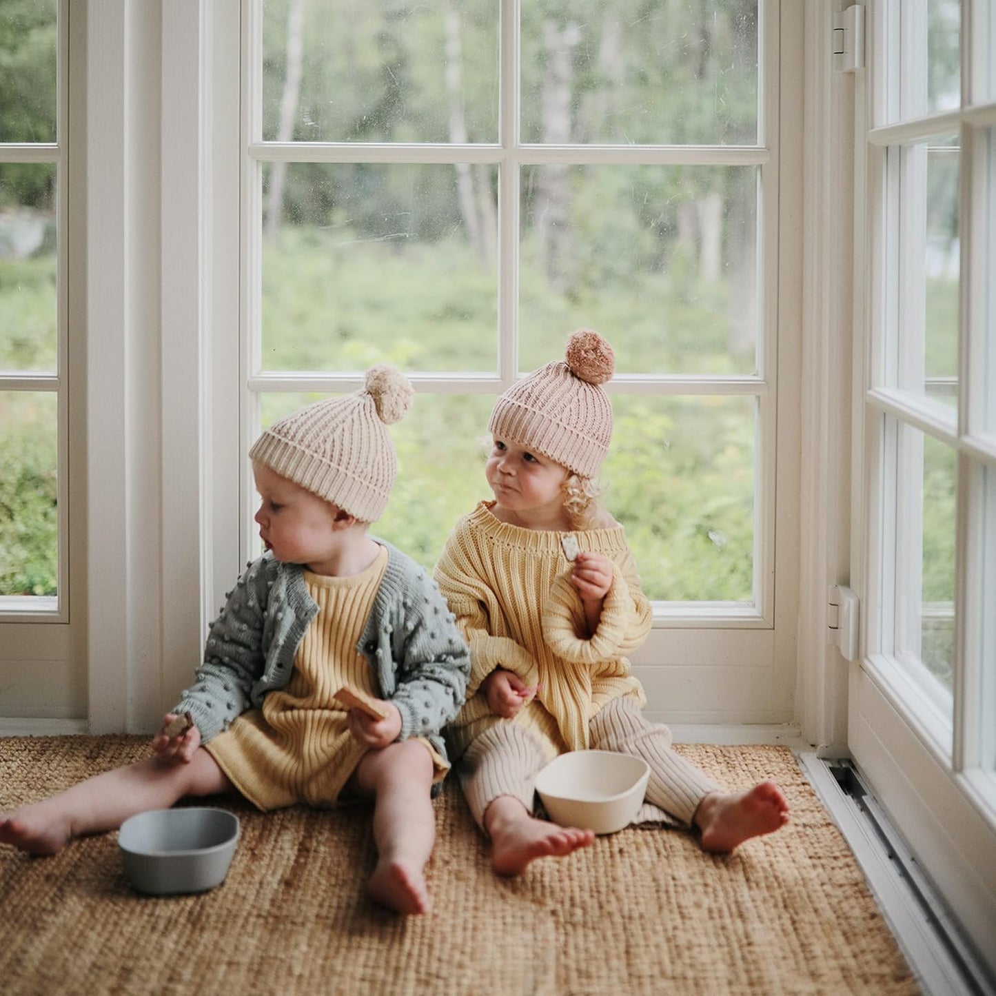 mushie Dinnerware Cups For Kids | Made in Denmark, Set of 2 (Ivory) - Colors B