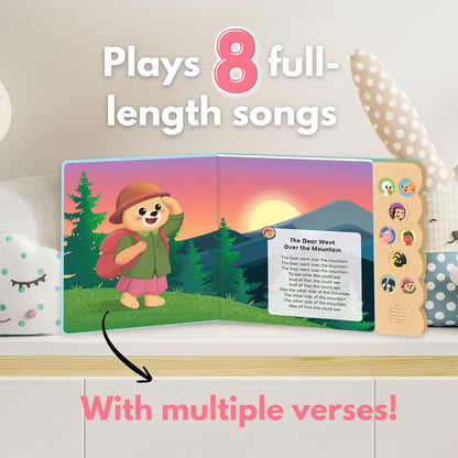 Children's Songs, Press and Play Song Book Nursery Rhymes, Button and Sound Module, Classic Nursery Rhymes and Children's Music