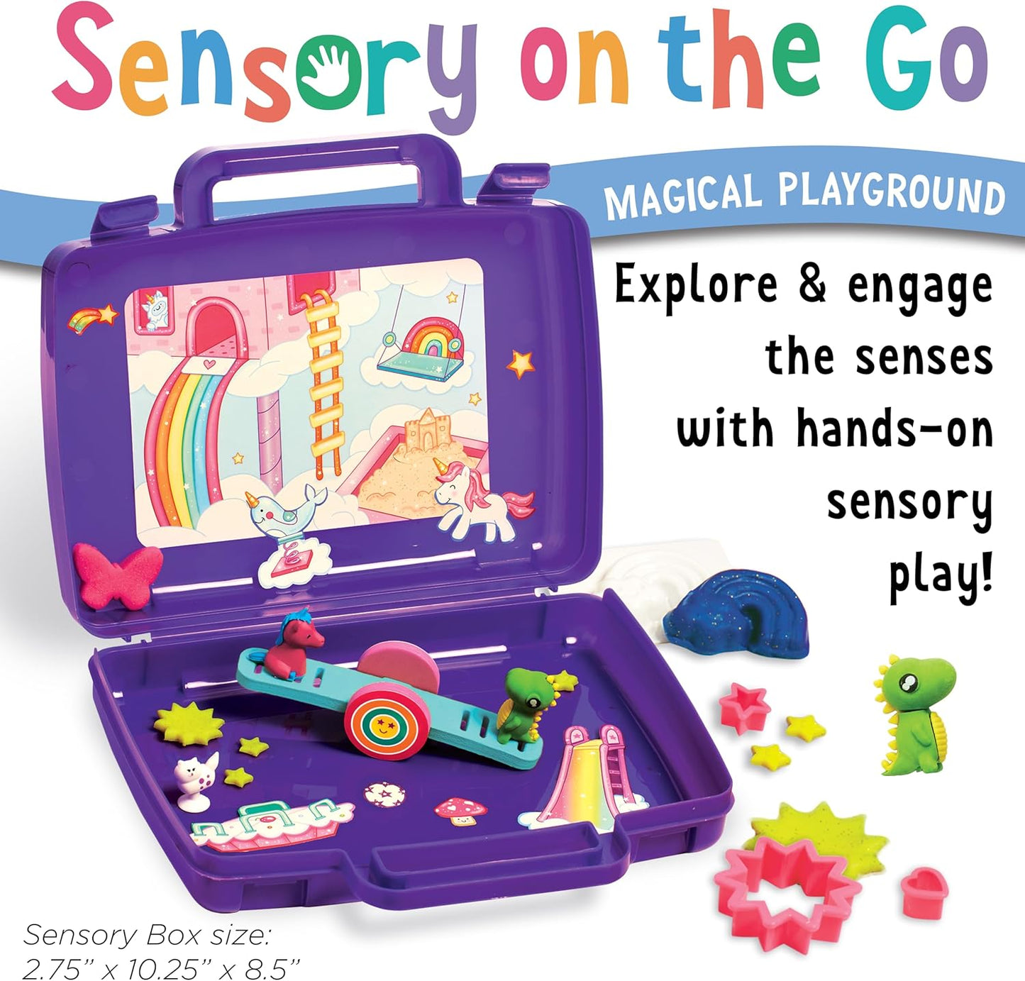 Creativity for Kids Sensory On The Go: Farmers Market - Preschool and Toddler Learning Sensory Kit, Sensory Bin Toddler Activities for Ages 3-5+