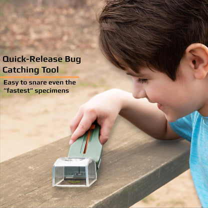 Carson BugView 5X Magnifying Glass Quick-Release Bug Catcher Indoor and Outdoor Tool for Kids or Adults (HU-10)