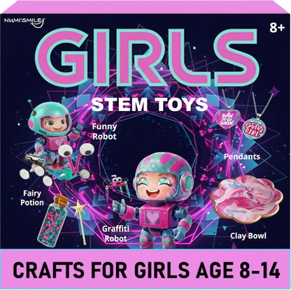 Science Robotics Kit STEM Toys for Boys, DIY Educational Arts and Crafts for Kids, Science Experiments Building Project, Best Birthday for Boys & Girls Age 8 9 10 11 12 Years Old