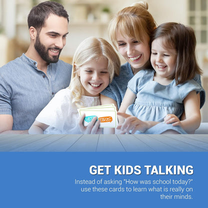 Conversation Cards for Kids with Autism or Aspergers - Learning & Education Toys, Conversation Starters, Autism Communication Cards for Kids and Adults, Therapy Tool, Stocking Stuffers