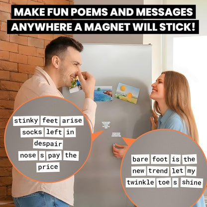 The Essential Kit of Word Magnets - Everything Needed for Fun Fridge Poetry - 797 Magnetic Words Compatible with Most Other Kits - Experience the Fun of Creative Word Play and Self Expression