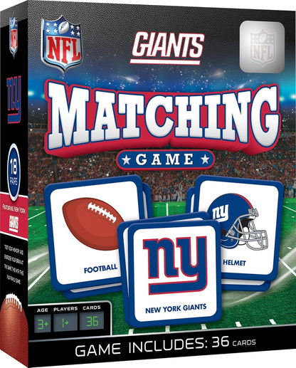 MasterPieces Sports Games - NFL Matching Game - Game for Kids and Family - Laugh and Learn
