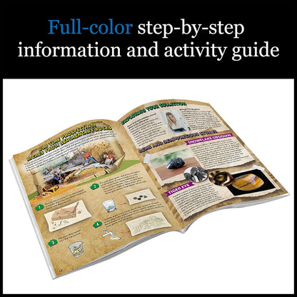 Wild Environmental Science Wonders of the Earth - Science Kit for Ages 8+ - Excavate Fossils, Test Minerals, Create an Erupting Volcano and More!