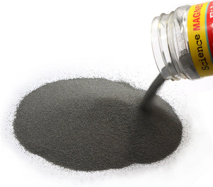 12 oz Fine Iron Filings Magnetic Iron Powder for Magnet Education and School Projects - Discover The World of Magnetics & See Magnetic Lines of This Unseen Force & More (One Pack)