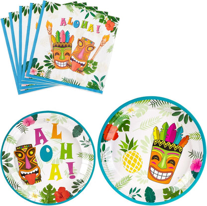 WERNNSAI Science Party Decorations - 48 Pcs Science Plates and Napkins Mad Scientist Birthday Decoration Chemistry Party Plates Set Little Scientist Labratory Favors Serves 16 Guests