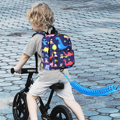 Accmor Toddler Backpack Leash with Anti Lost Wrist Link, Cute Mini Child Walking Harnesses Keep Kids Close Back Pack Rope Tether Rein for Baby Boys (Pink/Unicorn)