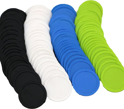 35MM/1.37-inch Box of 120 Counting Coins for Poker Chips and Game Coins (Light Blue, 35MM/1.37-inch)