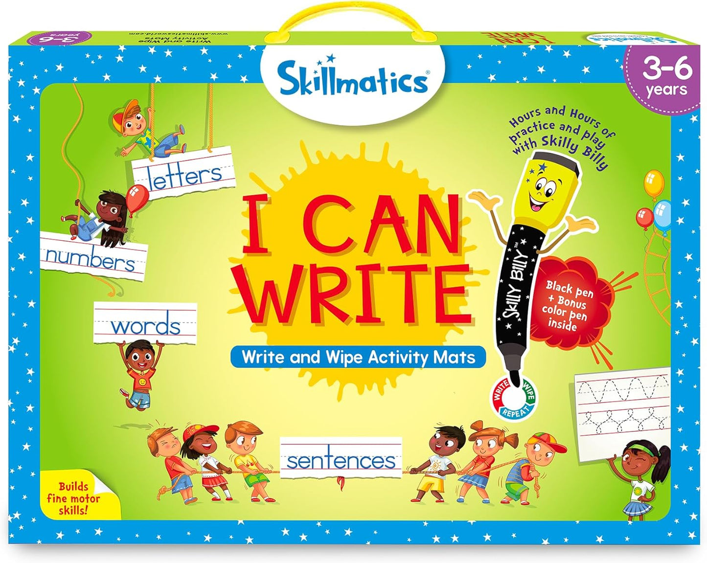 Skillmatics I Can Write PAW Patrol - Reusable Preschool Learning Activities, Educational Toy and Game, Back to School Supplies, Gifts for Students, Kids, Toddlers Ages 3, 4, 5, 6