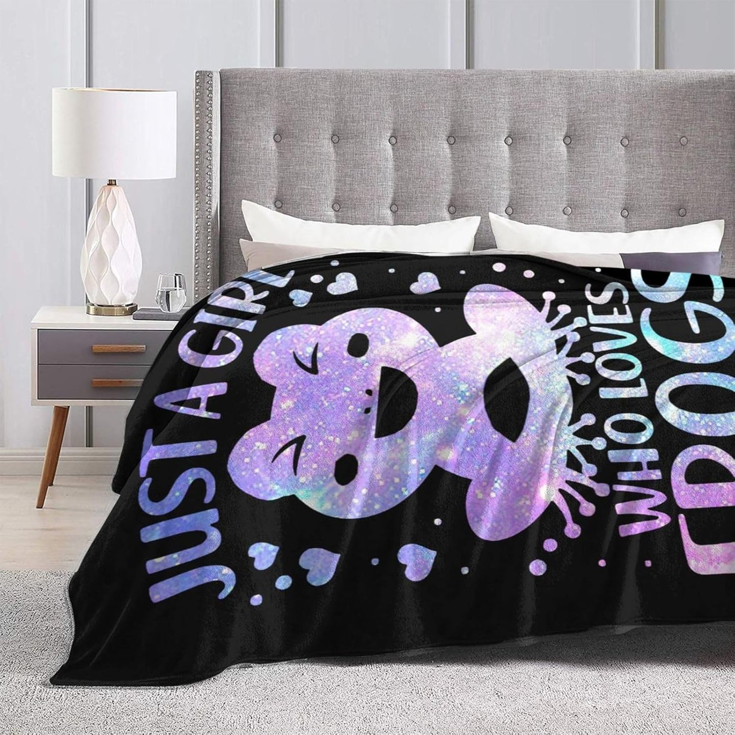 Bear Print Blanket Cute Baby Bear Fleece Throw Blanket Fuzzy Plush Super Soft Cozy Warm Decor Blanket Toddler Nursery Gifts for Boys Girls Kids Adult Men Women 40"x50"