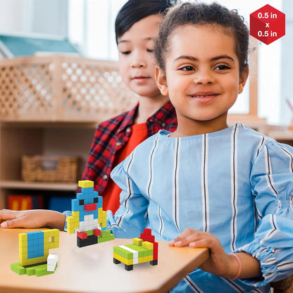 PicassoTiles 60pc Magnetic Puzzle Cube Building Set 1 Inch 3D Blocks STEM Construction Toy for Toddlers Kids Boys Girls Age 3+ Montessori Learning Travel Sensory Gift with Educational Idea Book PMC60