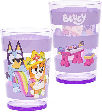 Zak Designs 14.5oz Disney Frozen 2 Nesting Tumbler Set Includes Durable Plastic Cups, Fun Drinkware is Perfect for Kids, 4pk (14.5oz, Anna & Elsa & Olaf)