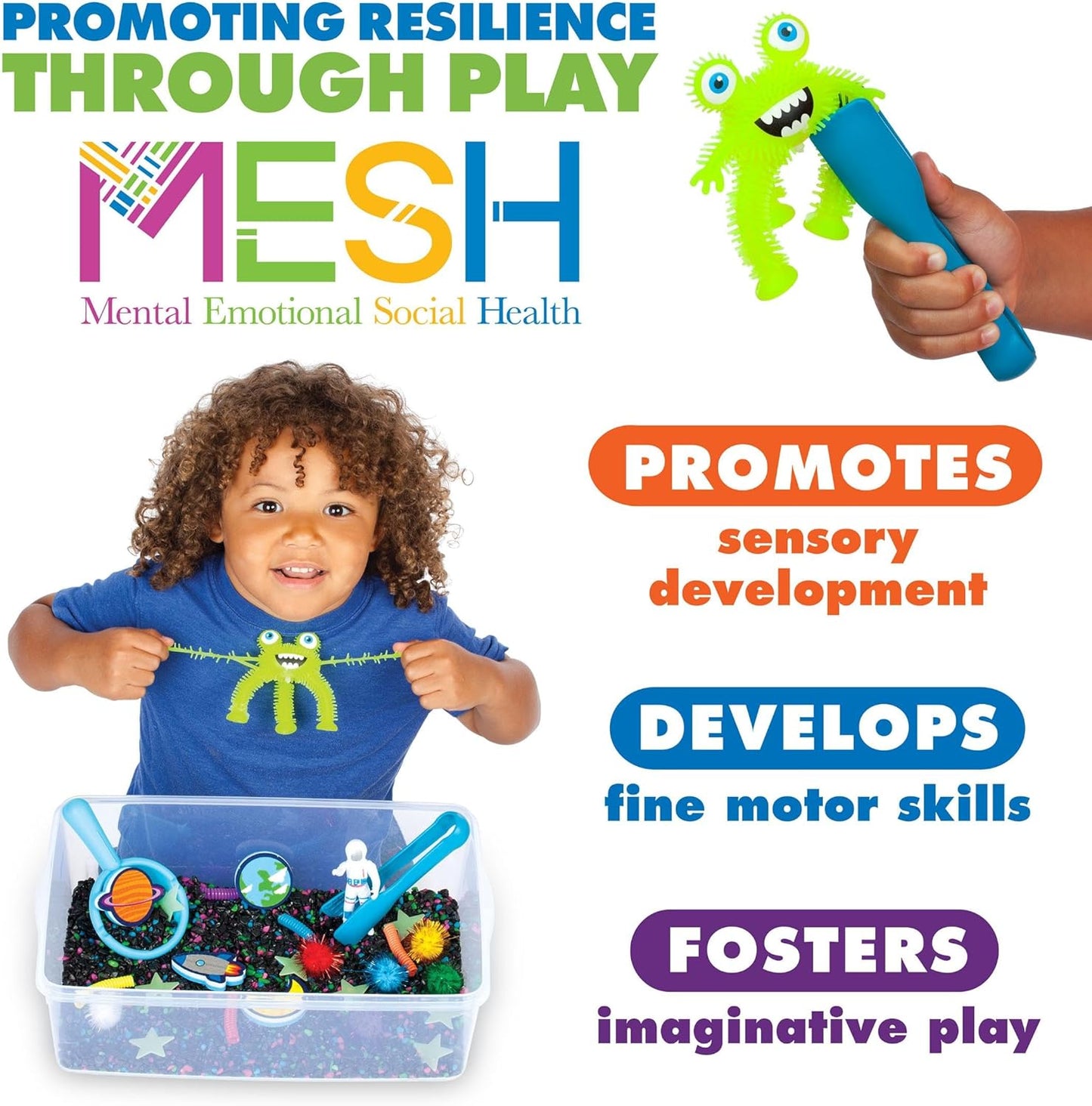 Creativity for Kids Sensory Bin: Dinosaur Dig - Toddler Sensory Toys, Sensory Bin Filler and Toddler Activities for Boys and Girls, Dinosaur Toys for Kids Ages 3-5+
