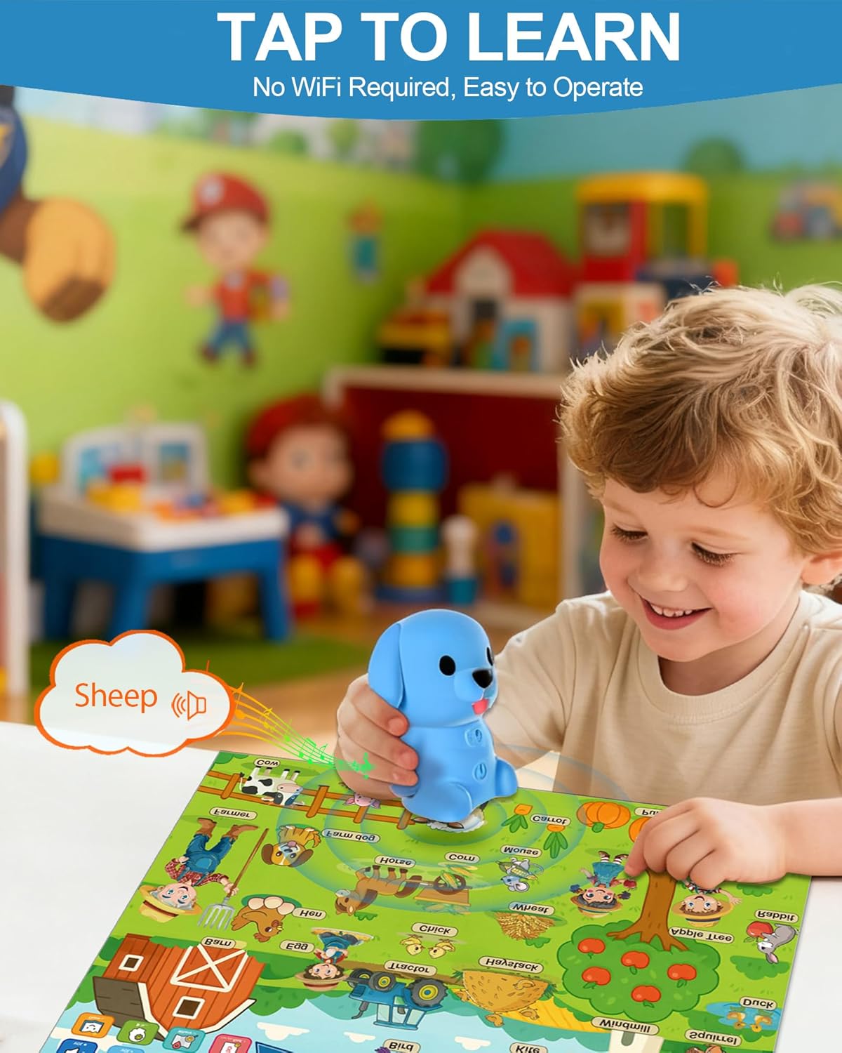 Phonics Learning Toy for Preschoolers – Phonics Flash Cards with Talking Pen, Speech Therapy & Autism Sensory Toy, Learn to Read Educational Gift for Boys & Girls,Kindergarten Learning Activities