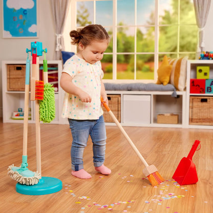 Battat – Play Circle – House Cleaning Set for Kids – Toy Vacuum – Hand Vacuum for Toddlers – Pretend Play – 3+ Years