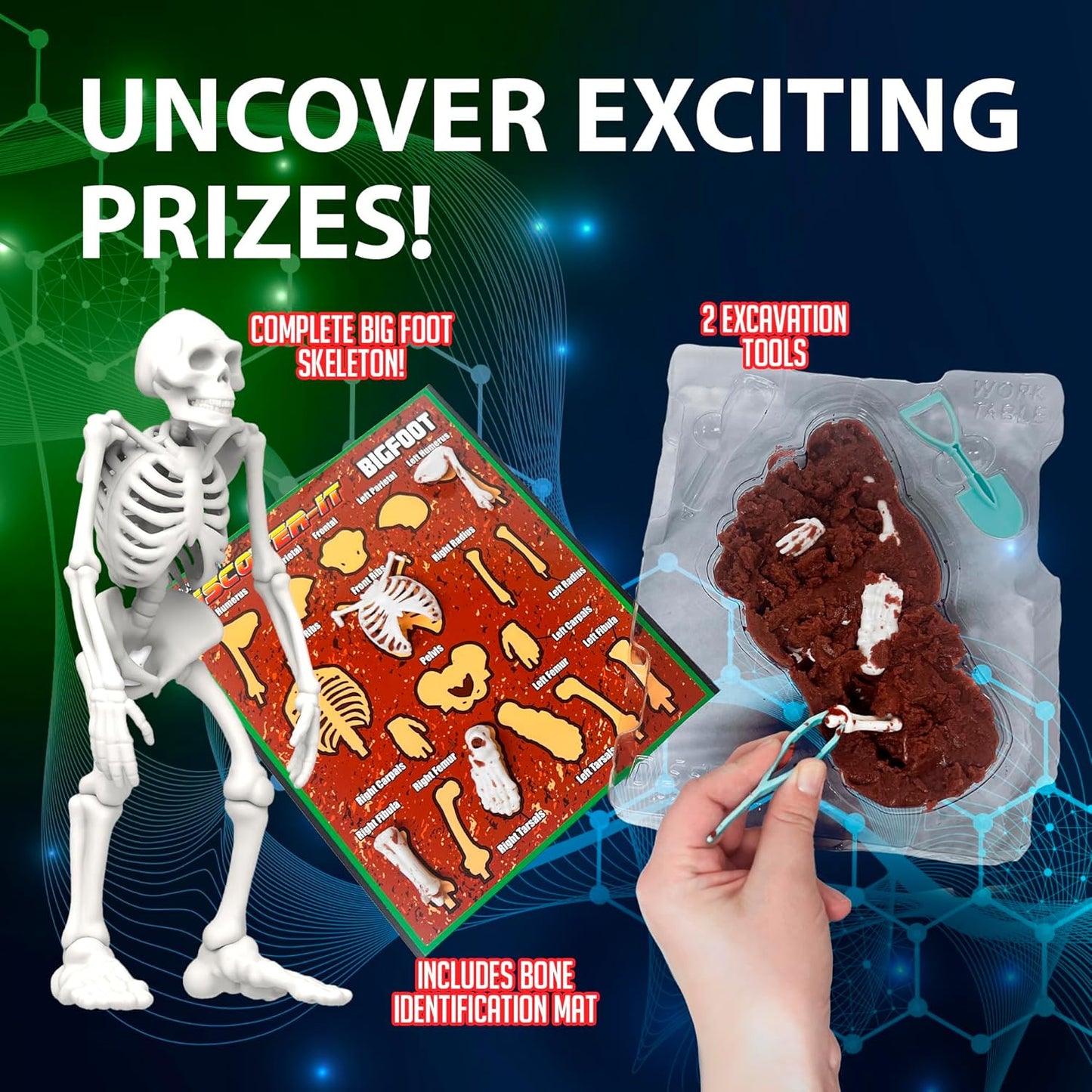 Dissect-It Discover-It Dinosaur Dig Kit, Dissecting Gel Kids Science Kit Project to Learn Anatomy, STEM Toys for Ages 6 and Above