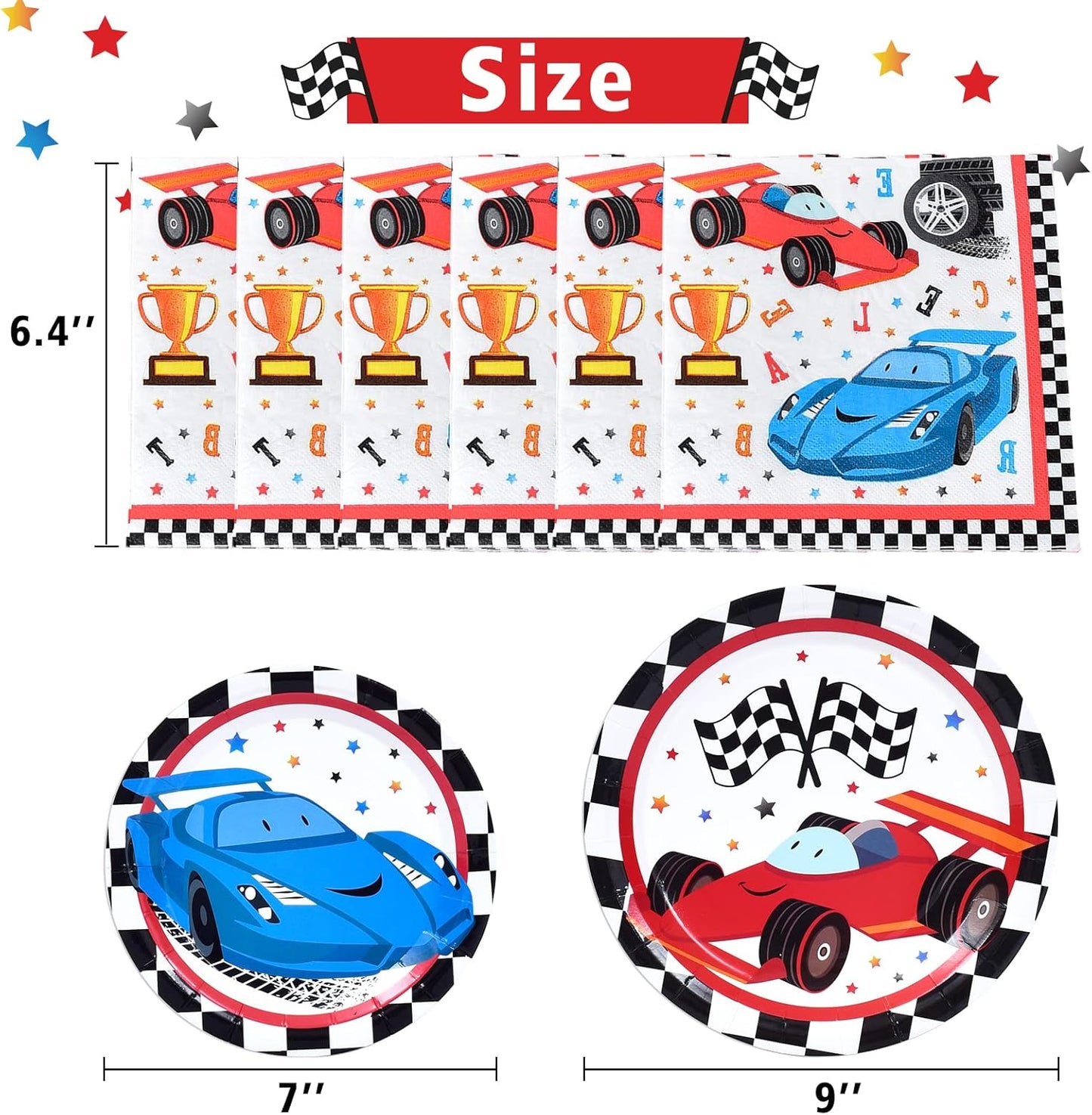 WERNNSAI Science Party Decorations - 48 Pcs Science Plates and Napkins Mad Scientist Birthday Decoration Chemistry Party Plates Set Little Scientist Labratory Favors Serves 16 Guests