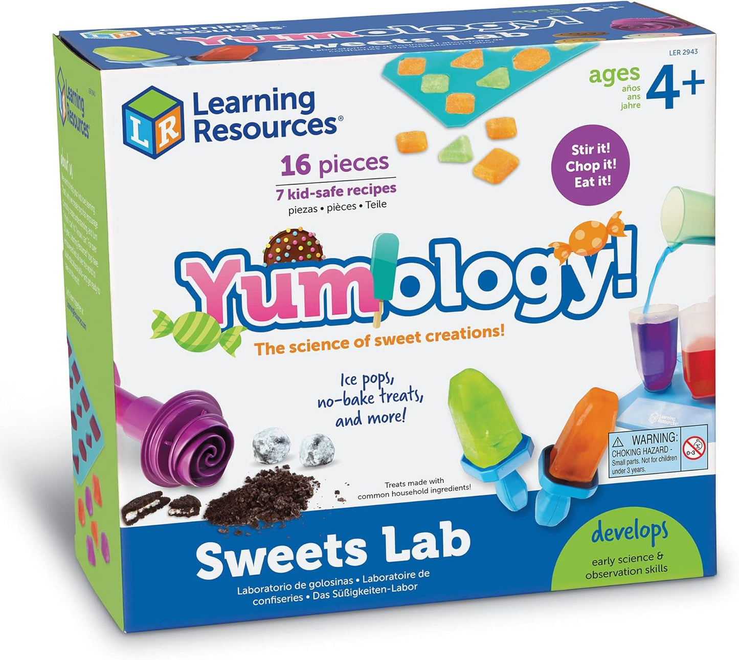 Learning Resources Splashology! Water Lab Science Kit, STEM Playtime, Water Activities, 19 Pieces, Ages 3+