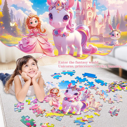 DIGOBAY Underwater Ocean Floor Puzzle for Kids Ages 4-6, Shark Toys for Boys Girls, 70 Pieces Large Jigsaw Shark Puzzles for Kids Ages 3-8, Educational Ocean Animals Toys for Birthday Christmas
