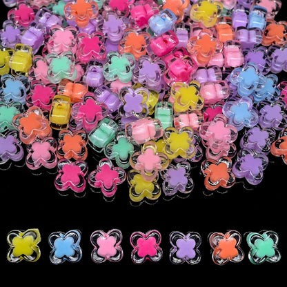 200g+ Candy Bulk Assorted Cute Kandi Beads for Jewelry Making, Bracelet Making Kit, Craft Supplies Charm Beads(Mixed II)