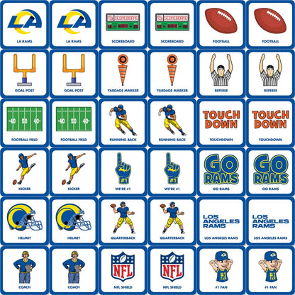 MasterPieces Sports Games - NFL Matching Game - Game for Kids and Family - Laugh and Learn
