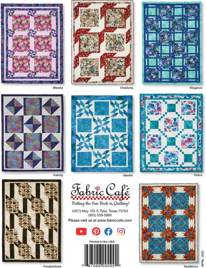 Fabric Café Big Block 3-Yard Quilts – 8 Easy Quilt Patterns with Large Blocks to Showcase Your Favorite Fabrics – Quick, Beginner-Friendly, 3 Size Options – Fast & Fun Quilt Book