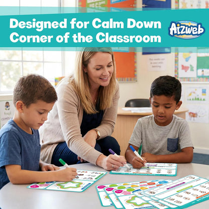 Aizweb CVC Word Match Game - 60 Pc Toddler Card Games for Kids Ages 3-6, Phonics Flash Cards for Preschool & Kindergarten Learning Activities, Educational Toys for Home School Supplies