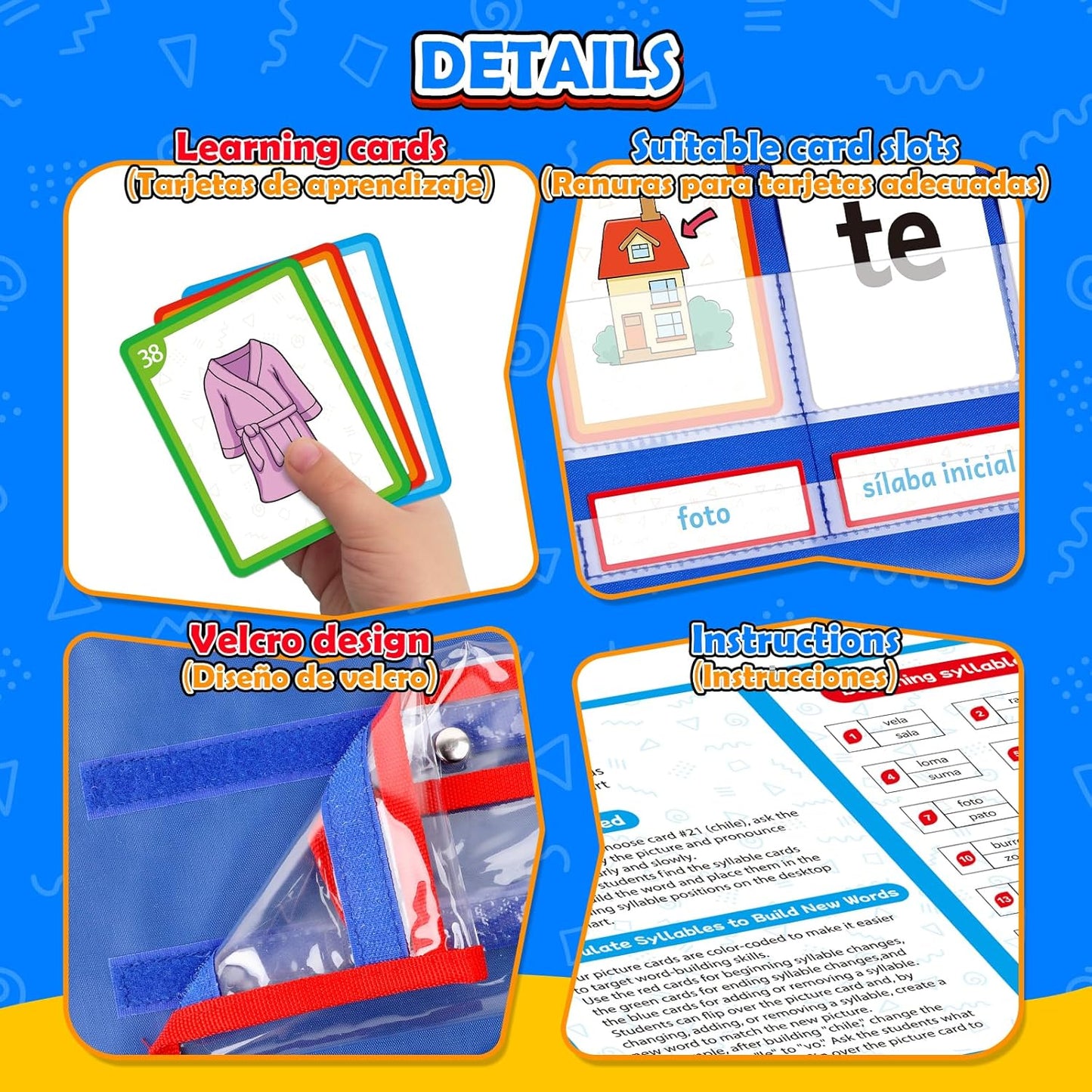 Torlam Blends & Digraphs Pocket Chart, Onset Rime Phonics Games Sight Word Flash Cards, Educational Spelling Reading Learning Blending Board, Elementary Kindergarten Classroom Teachers Must Haves