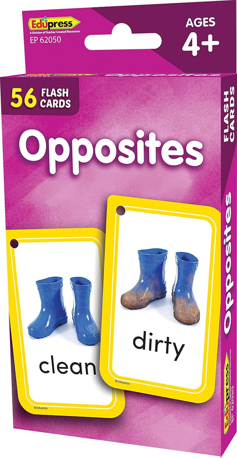 Teacher Created Resources Opposites Flash Cards