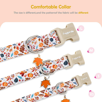 Faygarsle Dog Collar for Small Medium Large Dogs Colorful Puppy Collars for Female Dogs Toy Building Blocks Patterned Pet Collars for Summer Spring Wedding Puppy Girl Dog Collar M
