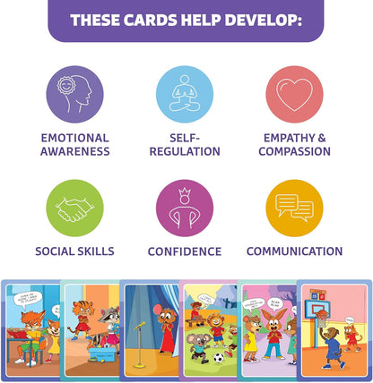 Who What Why Emergency & Safety Conversation Cards for Kids – Social Skills & Critical Thinking Game – Safety Awareness, Decision-Making & Communication Cards, Speech Therapy & SEL Tool, Ages 4+