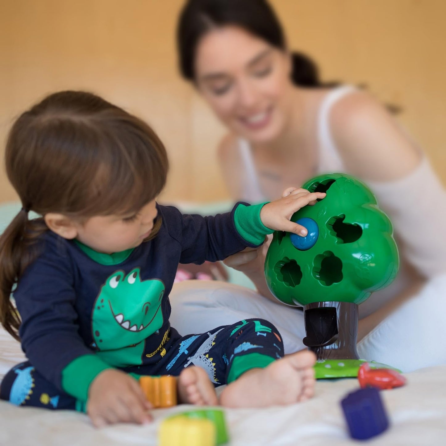 Educational Insights Bright Basics Sorting Tree, Shape Sorter, Matching Activity, Toddler Toys, Ages 2+
