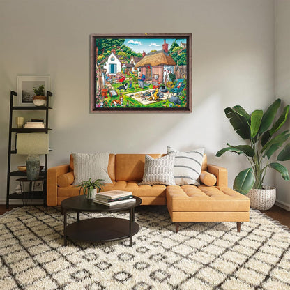 Puzzles for Adults 1000 Pieces,Seaview Campground Jigsaw Puzzle with 1:1 HD Poster, Perfect Interlocking No Dust, Stress Relief Ideal Gift for Family Games
