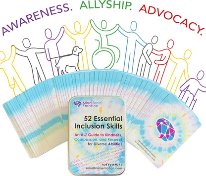 Mind Brain Emotion 52 Essential Conversations for Home, Therapy, Speech, School Classroom - Conversation Cards for Kids, Family, Teacher & Counselor to Build Growth Mindset & Communication Skills