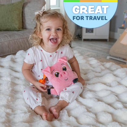 Buckle Toys - BokBok Chicken - Learning Activity Toddler Plane Travel Essential Toy - Develop Motor Skills and Problem Solving
