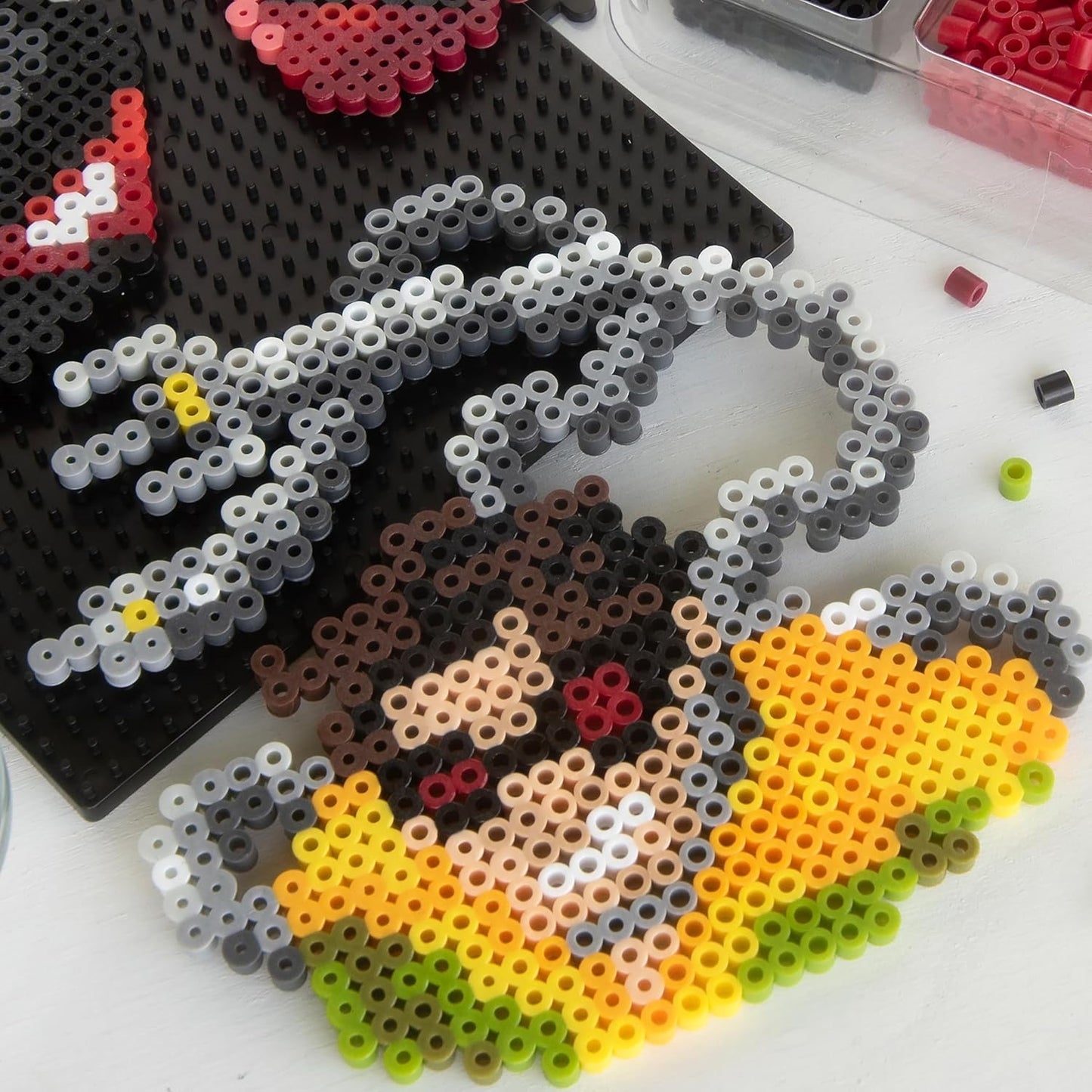 Perler Beads Justice League Superhero Crafts for Kids, 4504 pcs