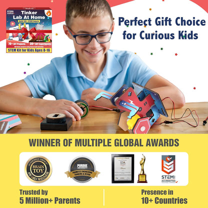 Butterfly EduFields 30in1 STEM Kits for Kids Age 8-10-12 | STEM Toys for Ages 8-13 | Electricity & Magnetism | Science Project Kit for Boys & Girls Aged 8-10-12-14 | Best Educational Birthday Gift