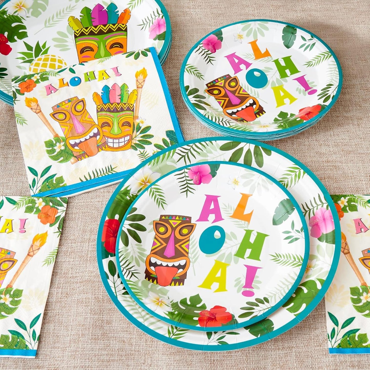 WERNNSAI Science Party Decorations - 48 Pcs Science Plates and Napkins Mad Scientist Birthday Decoration Chemistry Party Plates Set Little Scientist Labratory Favors Serves 16 Guests