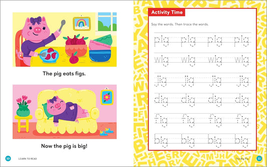 Learn to Read: Phonics Storybook: 25 Simple Stories & Activities for Beginner Readers